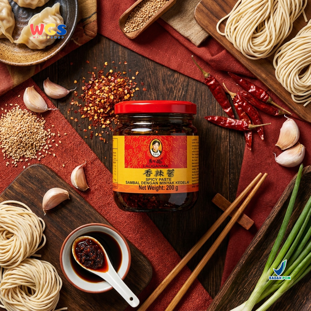 Lao Gan Ma Spicy Paste 200g - Sambal China Pedas Gurih untuk Mie Nasi Tumisan