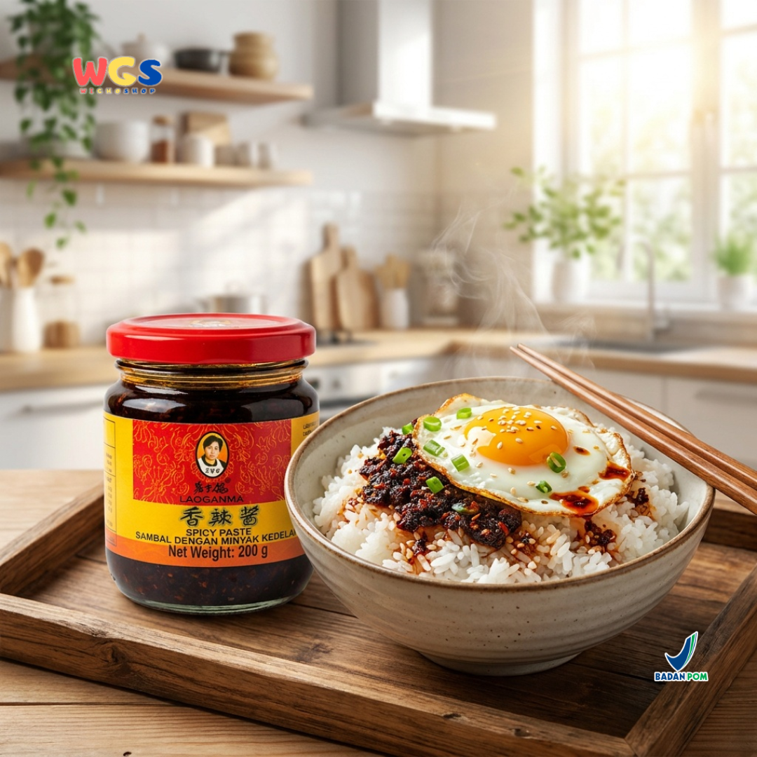 Lao Gan Ma Spicy Paste 200g - Sambal China Pedas Gurih untuk Mie Nasi Tumisan