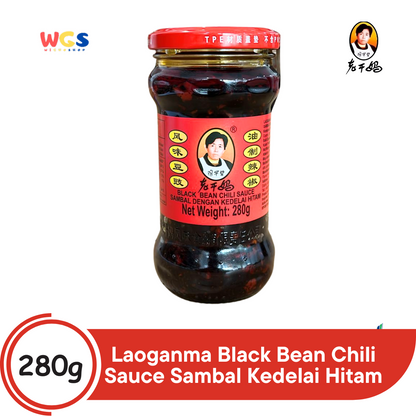 Lao Gan Ma Black Bean Chili Sauce Sambal Kedelai Hitam 280g – Sambal Pedas Gurih Tiongkok