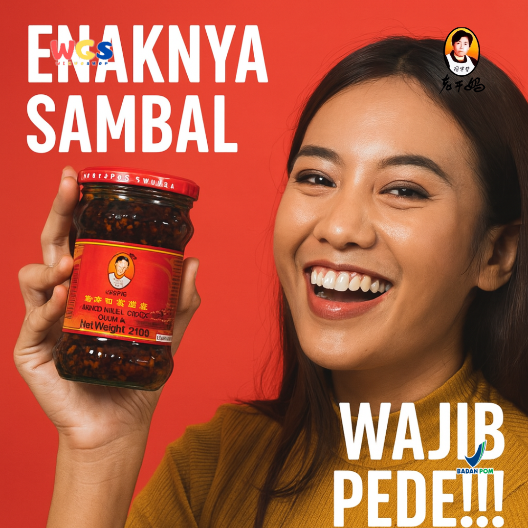 Lao gan ma Spicy Chili Crisp Sambal 210g – Authentic Chinese Spicy Sambal