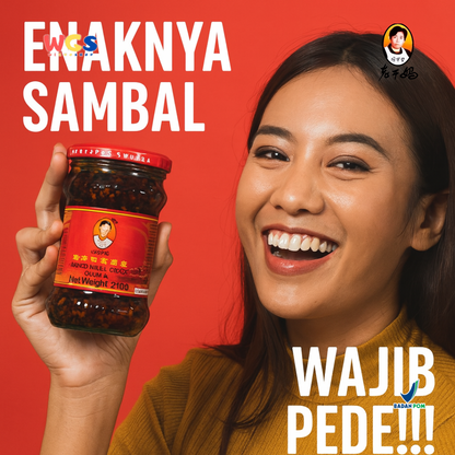 Lao gan ma Spicy Chili Crisp Sambal 210g – Authentic Chinese Spicy Sambal