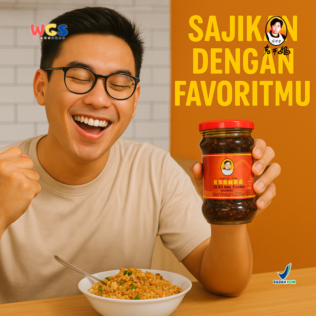 Lao gan ma Spicy Chili Crisp Sambal 210g – Authentic Chinese Spicy Sambal