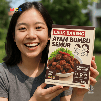 Lauk Bareng Ayam Bumbu Semur 150g – Ayam Empuk dengan Kuah Kental Manis Gurih, Siap Santap
