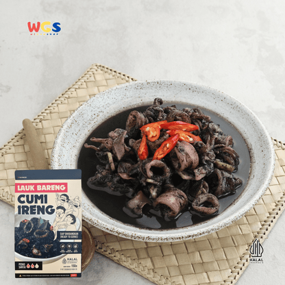 Lauk Bareng Cumi Ireng 150g – Lauk Cumi Tinta Siap Santap, Praktis & Pedas Santai
