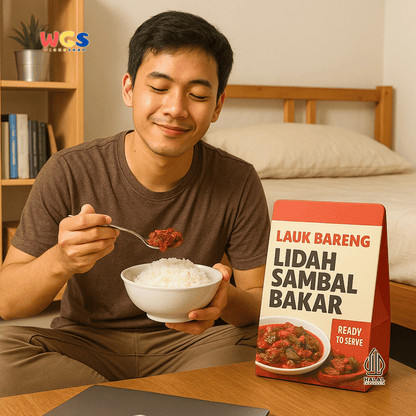Lauk Bareng Lidah Sambal Bakar 150g – Lidah Sapi Berbumbu Pedas, Empuk, Praktis & Siap Santap