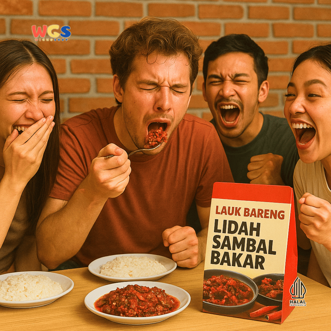 Lauk Bareng Lidah Sambal Bakar 150g – Lidah Sapi Berbumbu Pedas, Empuk, Praktis & Siap Santap