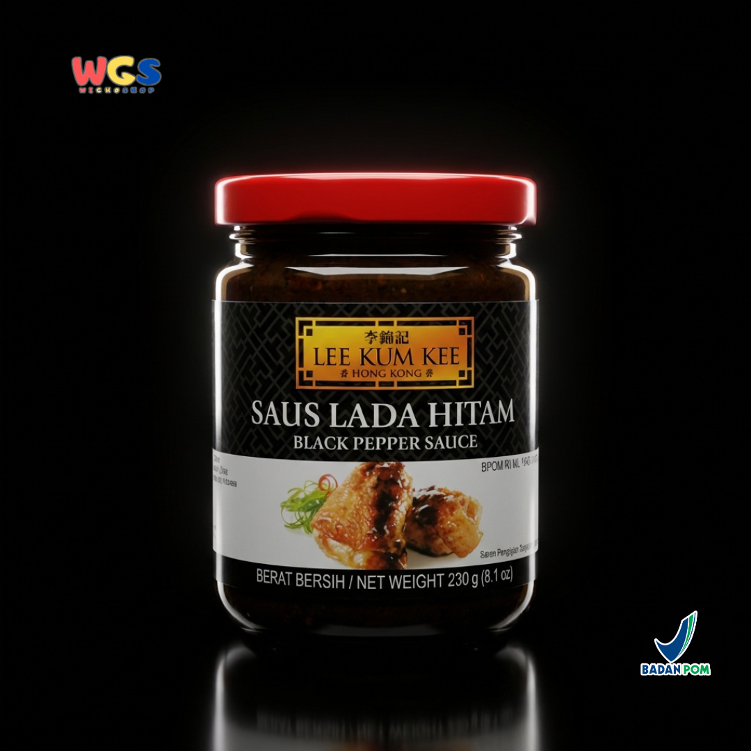 Lee Kum Kee Black Pepper Sauce 230g - Saus Lada Hitam Premium untuk Steak & Tumisan