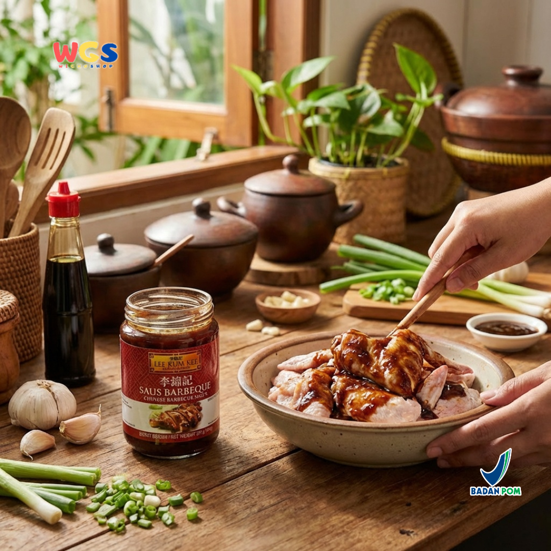 Lee Kum Kee Chinese Barbecue Sauce 397g - Saus BBQ Cina Manis Gurih untuk Marinasi