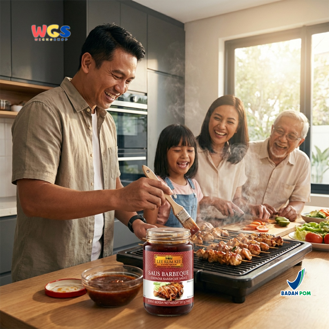 Lee Kum Kee Chinese Barbecue Sauce 397g - Saus BBQ Cina Manis Gurih untuk Marinasi