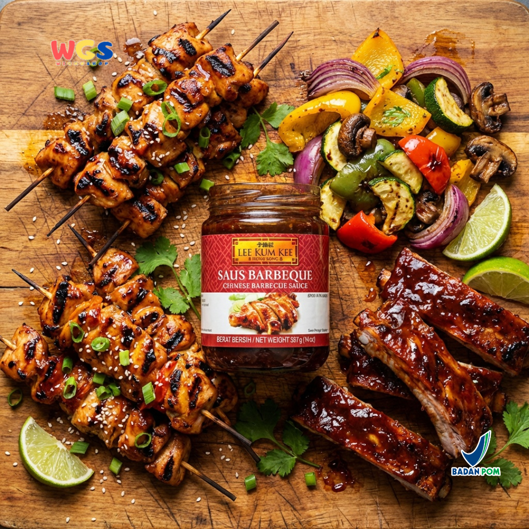 Lee Kum Kee Chinese Barbecue Sauce 397g - Saus BBQ Cina Manis Gurih untuk Marinasi