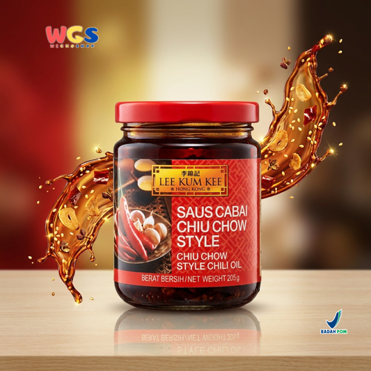 Lee Kum Kee Chiu Chow Style Chili Oil 205g - Saus Cabai Minyak Pedas Sambal Cocol Mie Nasi Goreng Dimsum