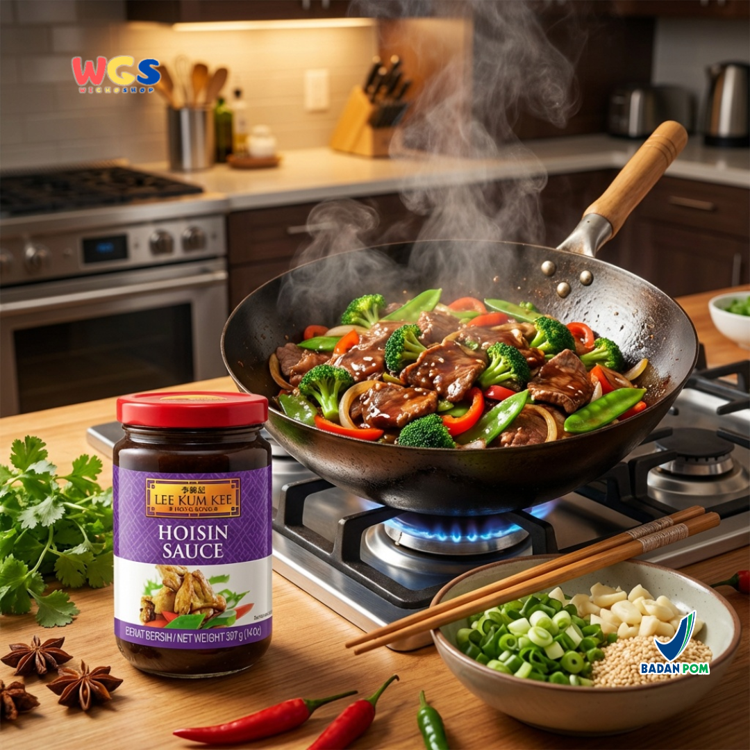Lee Kum Kee Hoisin Sauce 397g - Saus Hoisin Manis Gurih Premium untuk Marinasi & Tumisan