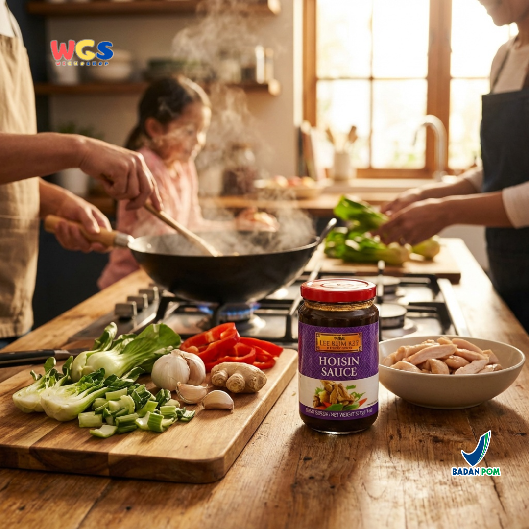 Lee Kum Kee Hoisin Sauce 397g - Saus Hoisin Manis Gurih Premium untuk Marinasi & Tumisan
