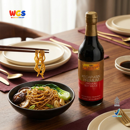 Lee Kum Kee Kecap Asin Premium Soy Sauce 500ml - Fermentasi Alami Marinasi Tumis Nasi Mie Ayam Daging