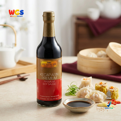 Lee Kum Kee Kecap Asin Premium Soy Sauce 500ml - Fermentasi Alami Marinasi Tumis Nasi Mie Ayam Daging