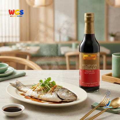 Lee Kum Kee Kecap Asin Premium Soy Sauce 500ml - Fermentasi Alami Marinasi Tumis Nasi Mie Ayam Daging