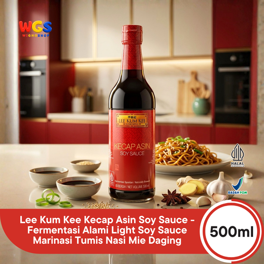 Lee Kum Kee Kecap Asin Soy Sauce 500ml - Light Soy Sauce Fermentasi Alami Marinasi Tumis Nasi Mie Bumbu Masak