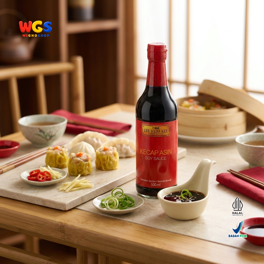 Lee Kum Kee Kecap Asin Soy Sauce 500ml - Light Soy Sauce Fermentasi Alami Marinasi Tumis Nasi Mie Bumbu Masak