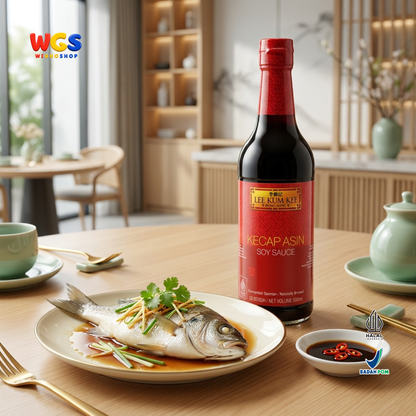 Lee Kum Kee Kecap Asin Soy Sauce 500ml - Light Soy Sauce Fermentasi Alami Marinasi Tumis Nasi Mie Bumbu Masak