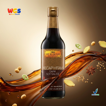 Lee Kum Kee Kecap Hitam Dark Soy Sauce 500ml - Kecap Asin Hitam Fermentasi Alami Marinasi Tumis Nasi Mie