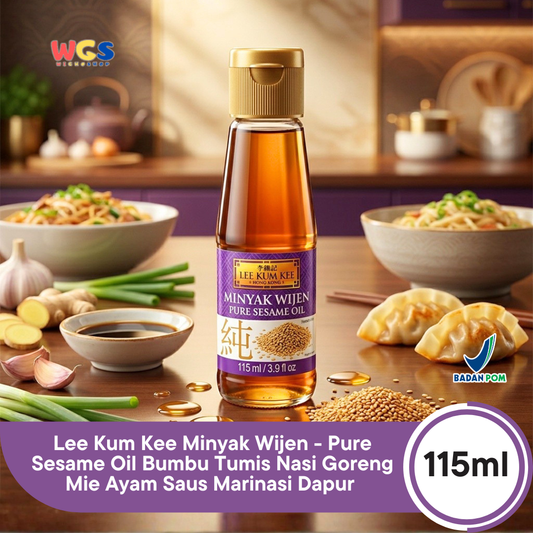 Lee Kum Kee Minyak Wijen 115ml - Pure Sesame Oil Bumbu Tumis Nasi Goreng Mie Ayam Saus Marinasi Dapur