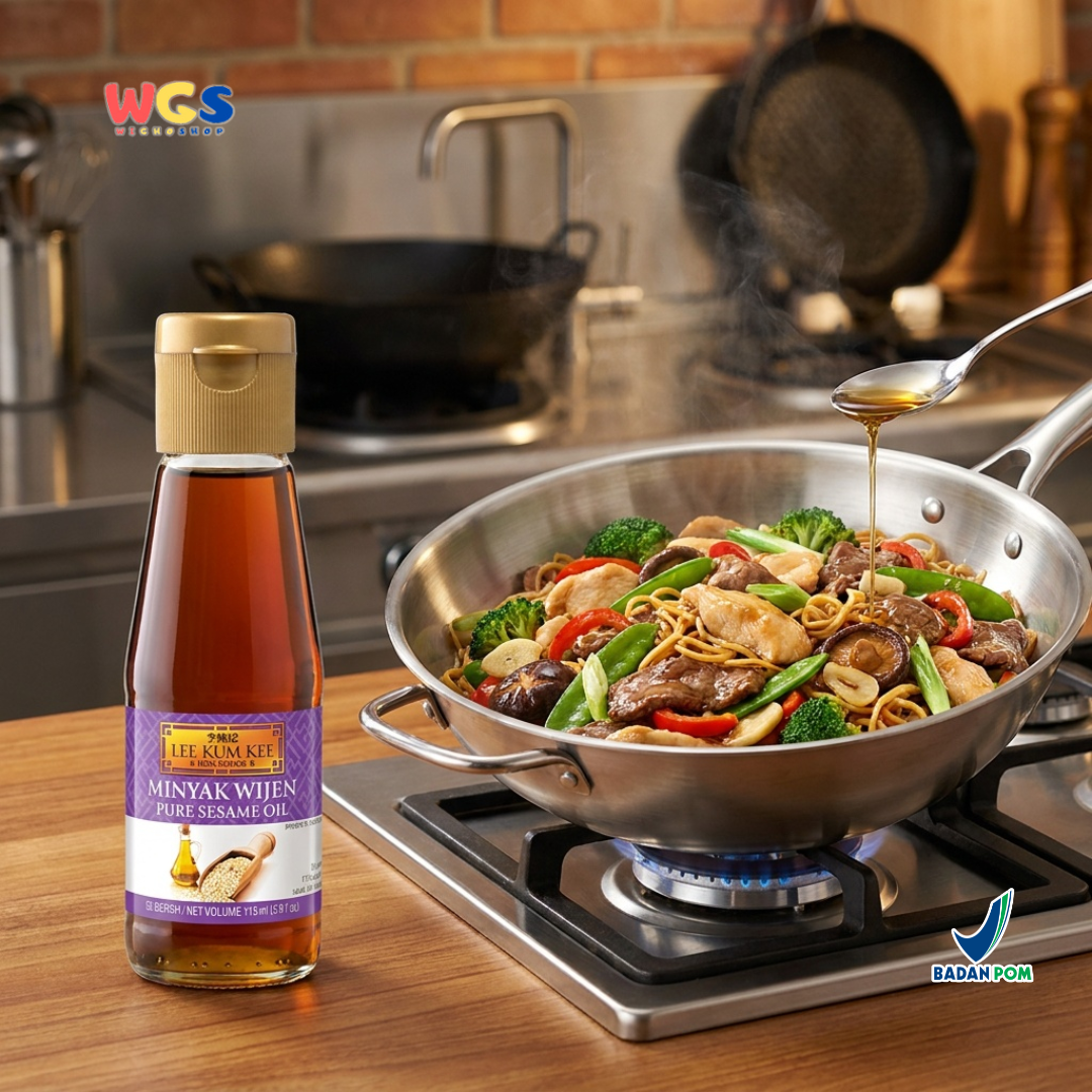 Lee Kum Kee Minyak Wijen 115ml - Pure Sesame Oil Bumbu Tumis Nasi Goreng Mie Ayam Saus Marinasi Dapur