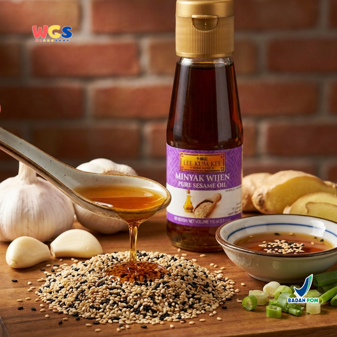 Lee Kum Kee Minyak Wijen 115ml - Pure Sesame Oil Bumbu Tumis Nasi Goreng Mie Ayam Saus Marinasi Dapur