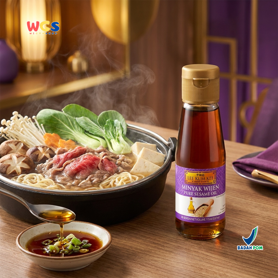 Lee Kum Kee Minyak Wijen 115ml - Pure Sesame Oil Bumbu Tumis Nasi Goreng Mie Ayam Saus Marinasi Dapur