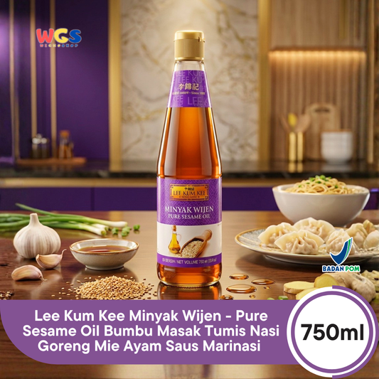 Lee Kum Kee Minyak Wijen 750ml - Pure Sesame Oil Bumbu Masak Tumis Nasi Goreng Mie Ayam Saus Marinasi