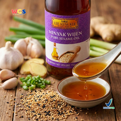 Lee Kum Kee Minyak Wijen 750ml - Pure Sesame Oil Bumbu Masak Tumis Nasi Goreng Mie Ayam Saus Marinasi