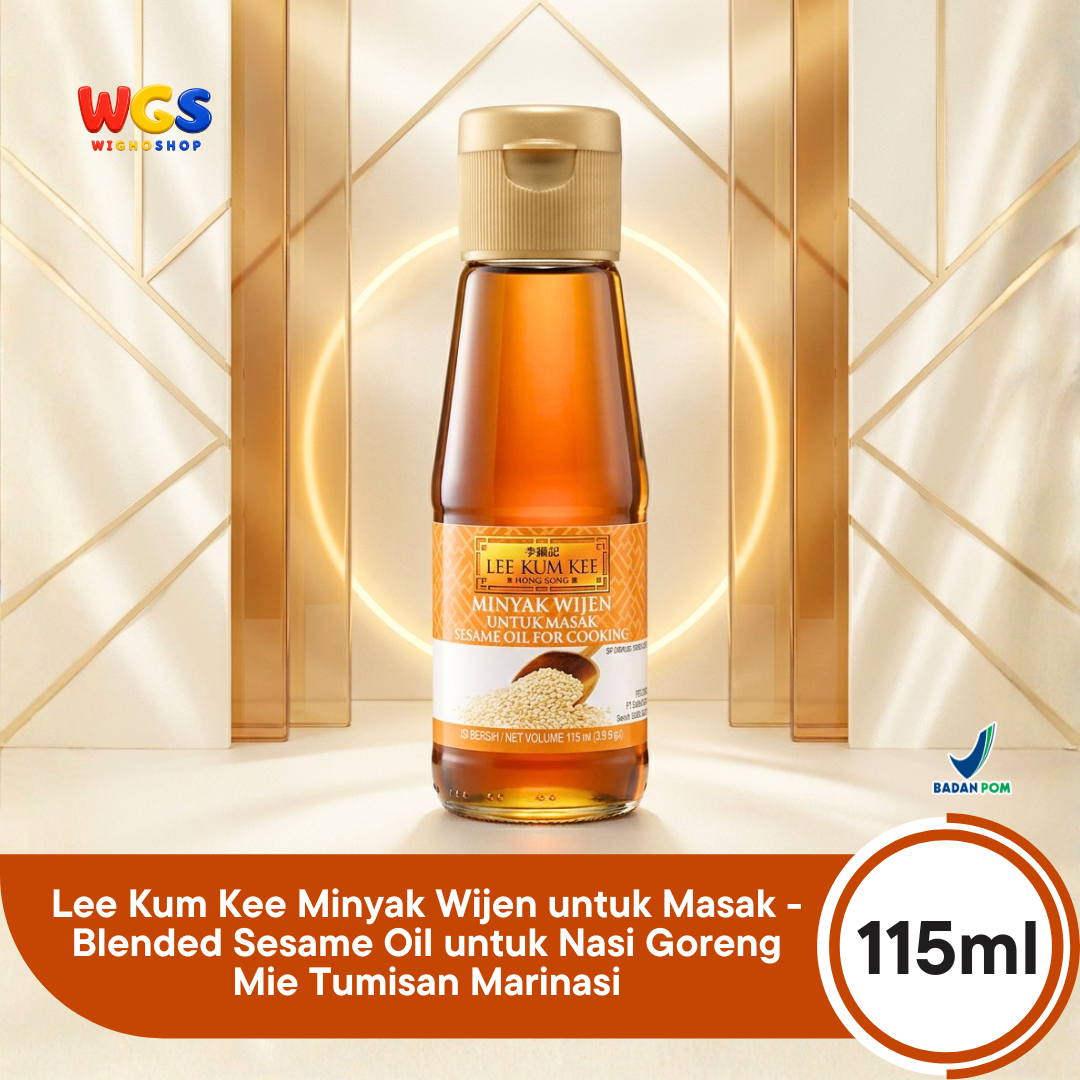 Lee Kum Kee Minyak Wijen untuk Masak 115ml - Blended Sesame Oil untuk Nasi Goreng Mie Tumisan Marinasi