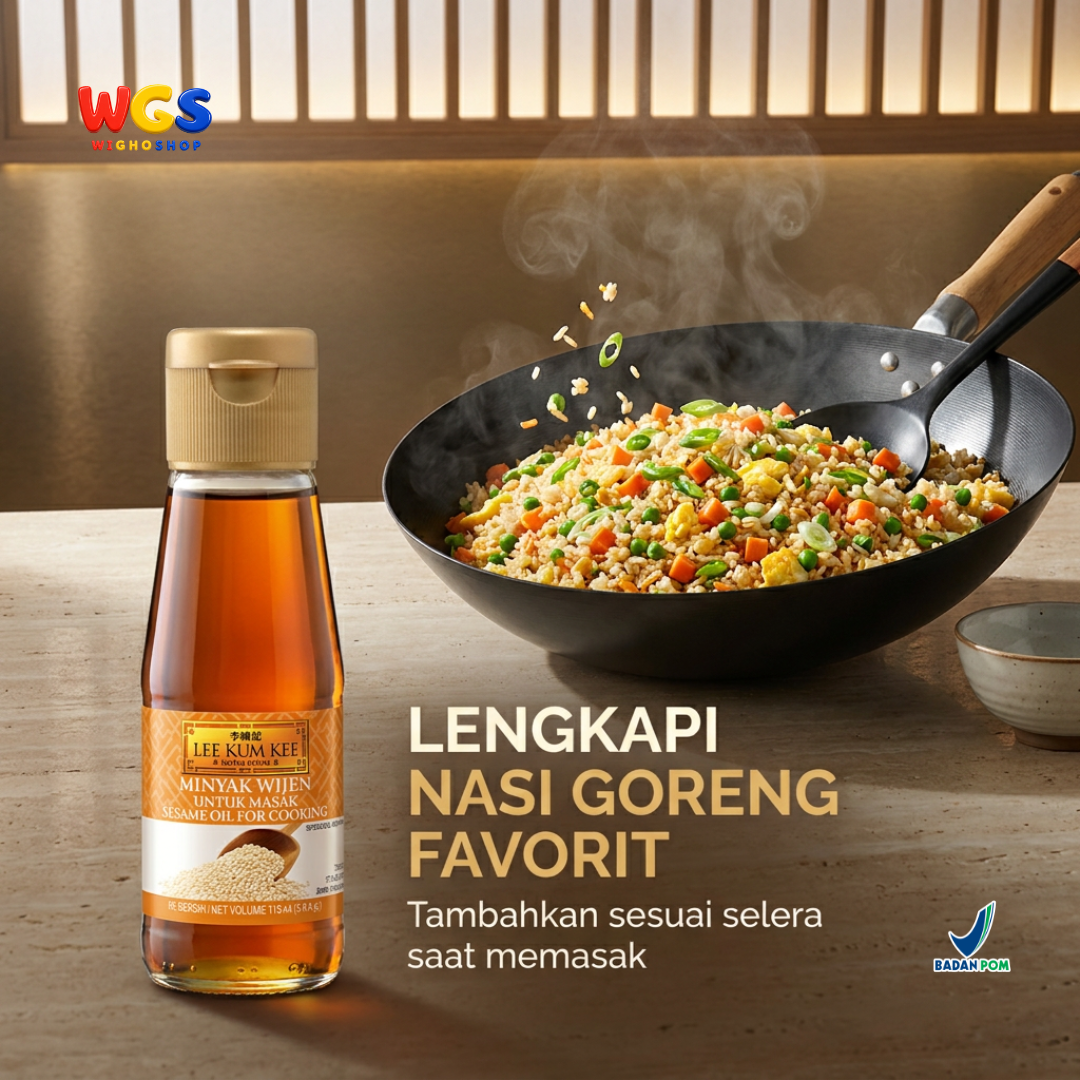 Lee Kum Kee Minyak Wijen untuk Masak 115ml - Blended Sesame Oil untuk Nasi Goreng Mie Tumisan Marinasi