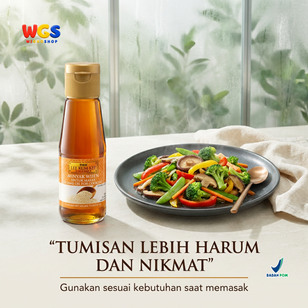 Lee Kum Kee Minyak Wijen untuk Masak 115ml - Blended Sesame Oil untuk Nasi Goreng Mie Tumisan Marinasi