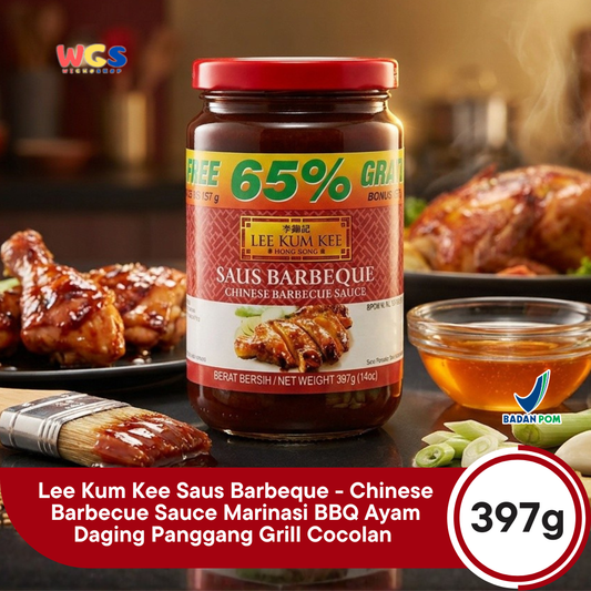 Lee Kum Kee Saus Barbeque 397g - Chinese Barbecue Sauce Marinasi BBQ Ayam Daging Panggang Grill Cocolan