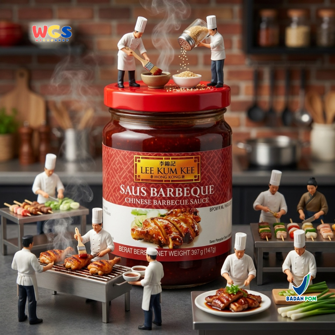 Lee Kum Kee Saus Barbeque 397g - Chinese Barbecue Sauce Marinasi BBQ Ayam Daging Panggang Grill Cocolan
