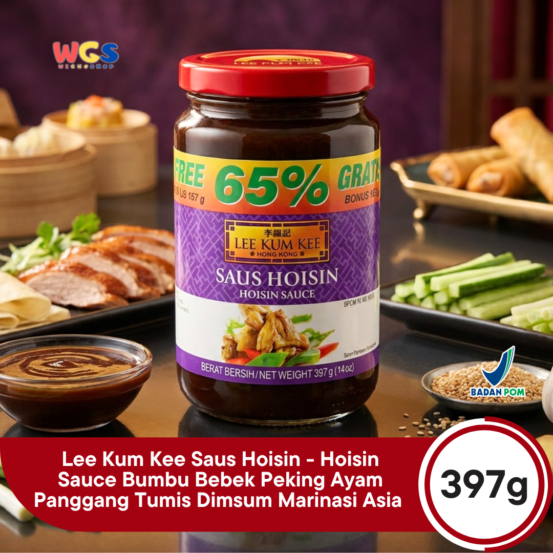 Lee Kum Kee Saus Hoisin 397g - Hoisin Sauce Bumbu Bebek Peking Ayam Panggang Tumis Dimsum Marinasi Asia