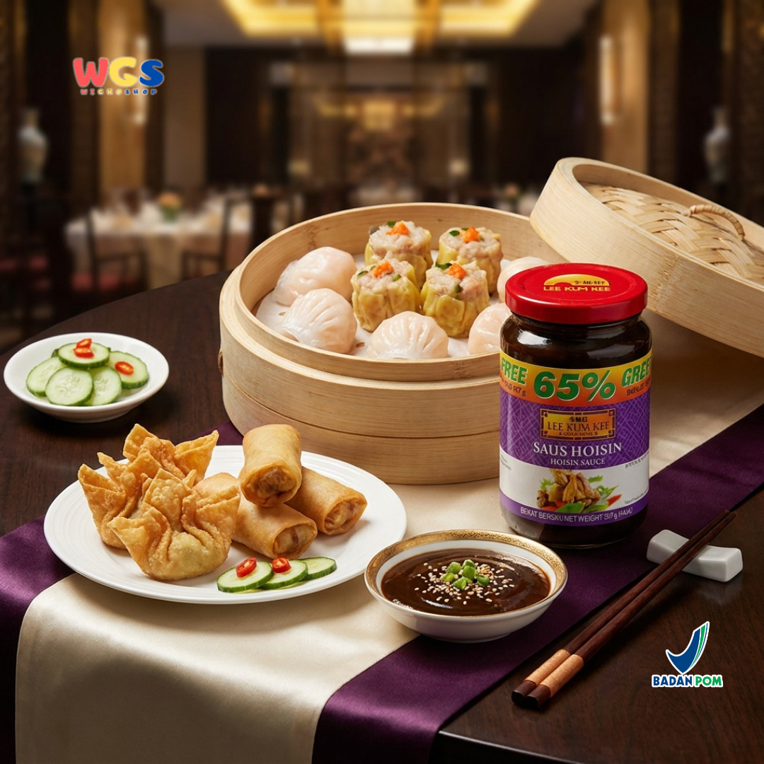 Lee Kum Kee Saus Hoisin 397g - Hoisin Sauce Bumbu Bebek Peking Ayam Panggang Tumis Dimsum Marinasi Asia