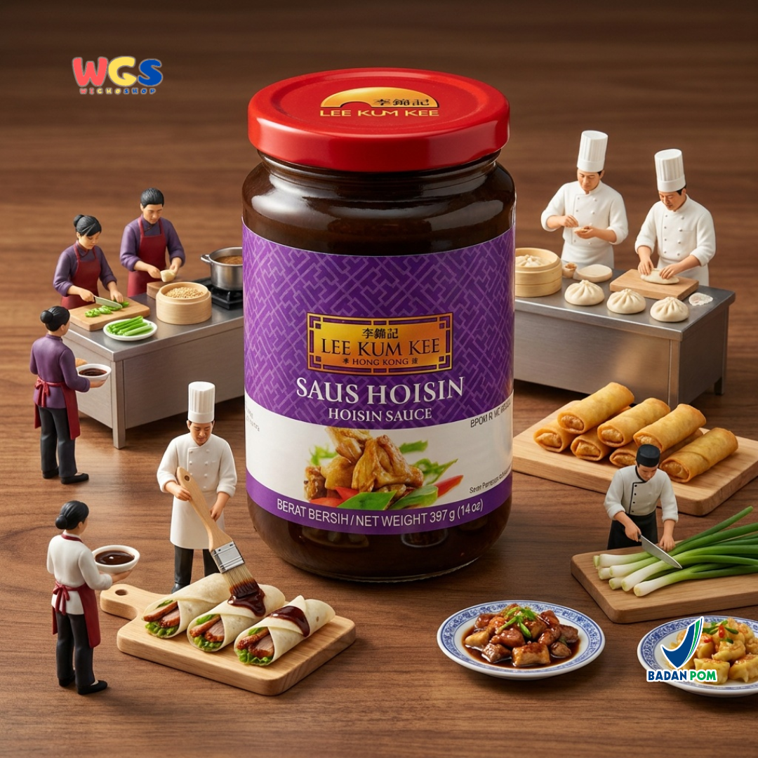 Lee Kum Kee Saus Hoisin 397g - Hoisin Sauce Bumbu Bebek Peking Ayam Panggang Tumis Dimsum Marinasi Asia