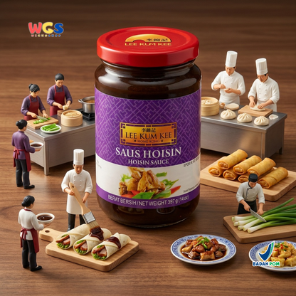 Lee Kum Kee Saus Hoisin 397g - Hoisin Sauce Bumbu Bebek Peking Ayam Panggang Tumis Dimsum Marinasi Asia
