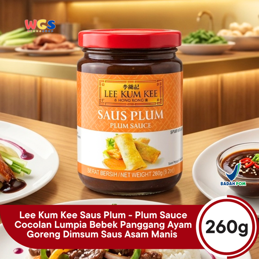 Lee Kum Kee Saus Plum 260g - Plum Sauce Cocolan Lumpia Bebek Panggang Ayam Goreng Dimsum Saus Asam Manis
