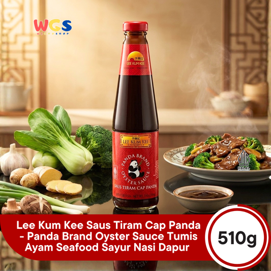 Lee Kum Kee Saus Tiram Cap Panda 510g - Panda Brand Oyster Sauce Tumis Ayam Seafood Sayur Nasi Dapur