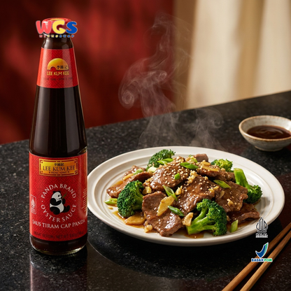 Lee Kum Kee Saus Tiram Cap Panda 510g - Panda Brand Oyster Sauce Tumis Ayam Seafood Sayur Nasi Dapur