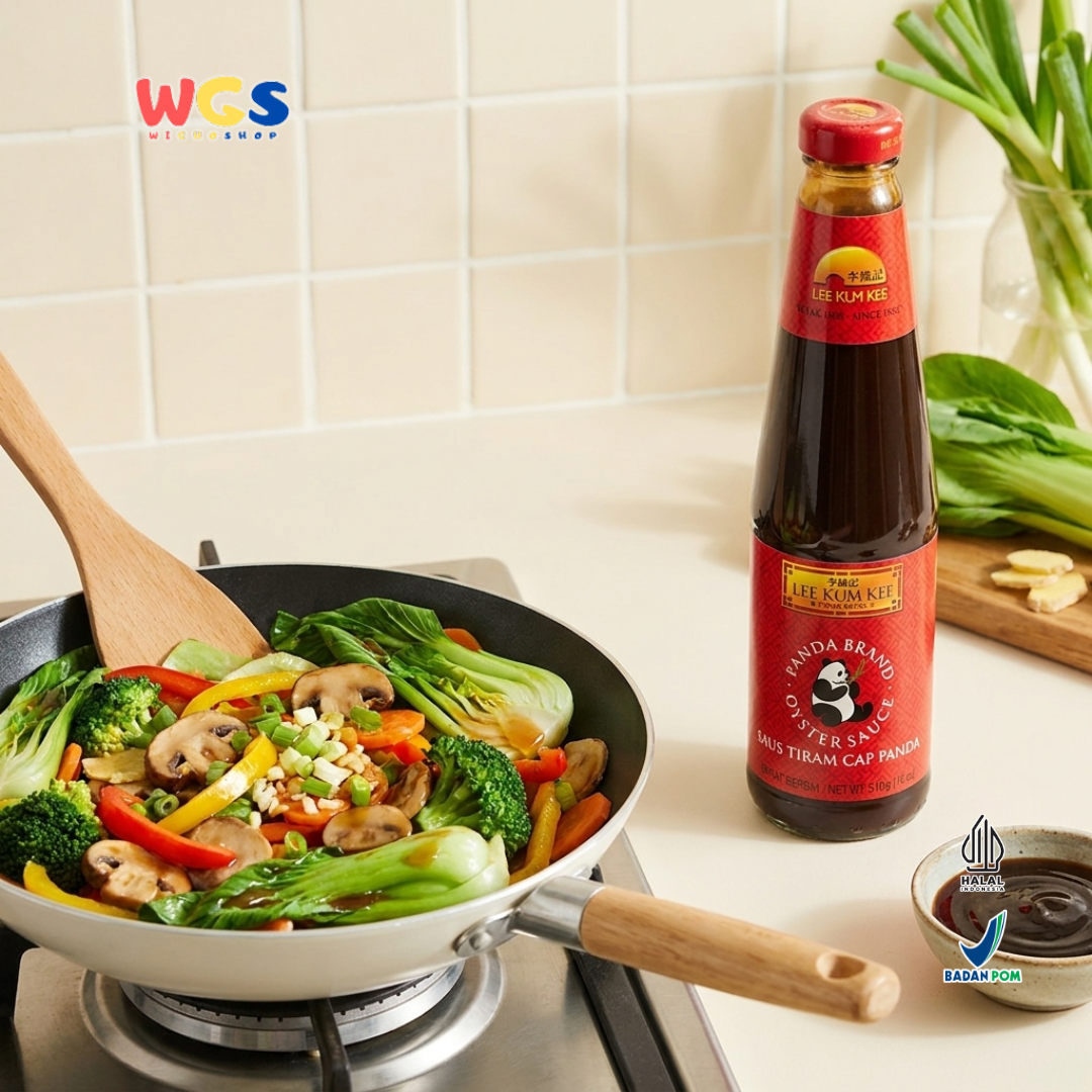 Lee Kum Kee Saus Tiram Cap Panda 510g - Panda Brand Oyster Sauce Tumis Ayam Seafood Sayur Nasi Dapur