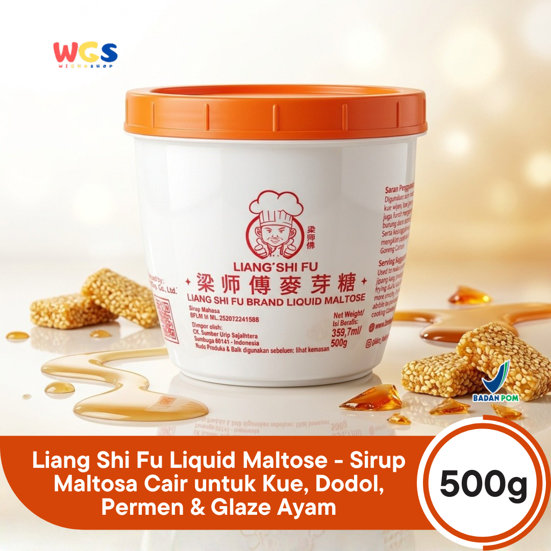Liang Shi Fu Liquid Maltose 500g - Sirup Maltosa Cair untuk Kue, Dodol, Permen & Glaze Ayam