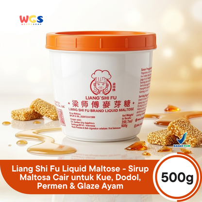 Liang Shi Fu Liquid Maltose 500g - Sirup Maltosa Cair untuk Kue, Dodol, Permen & Glaze Ayam