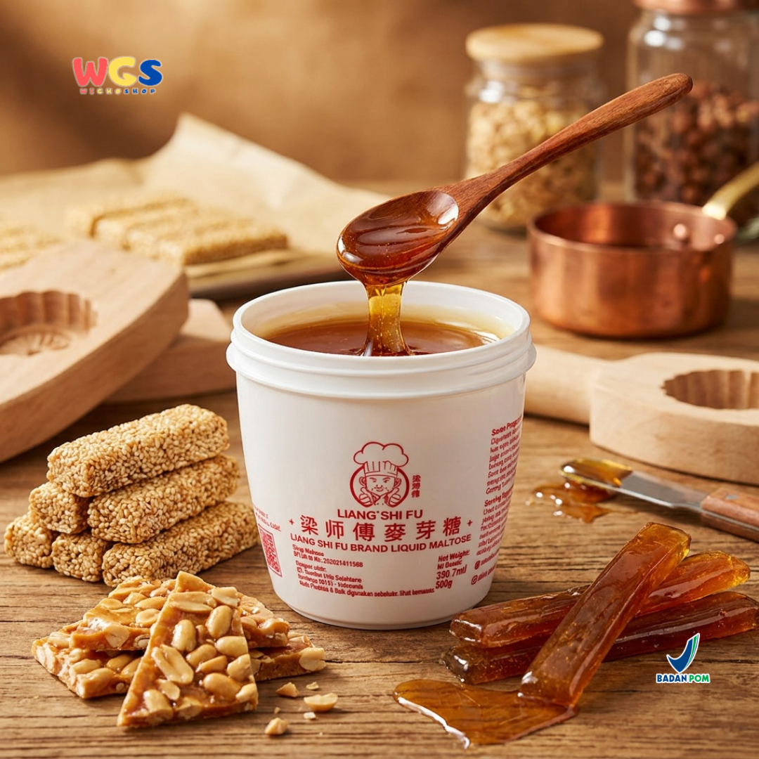 Liang Shi Fu Liquid Maltose 500g - Sirup Maltosa Cair untuk Kue, Dodol, Permen & Glaze Ayam