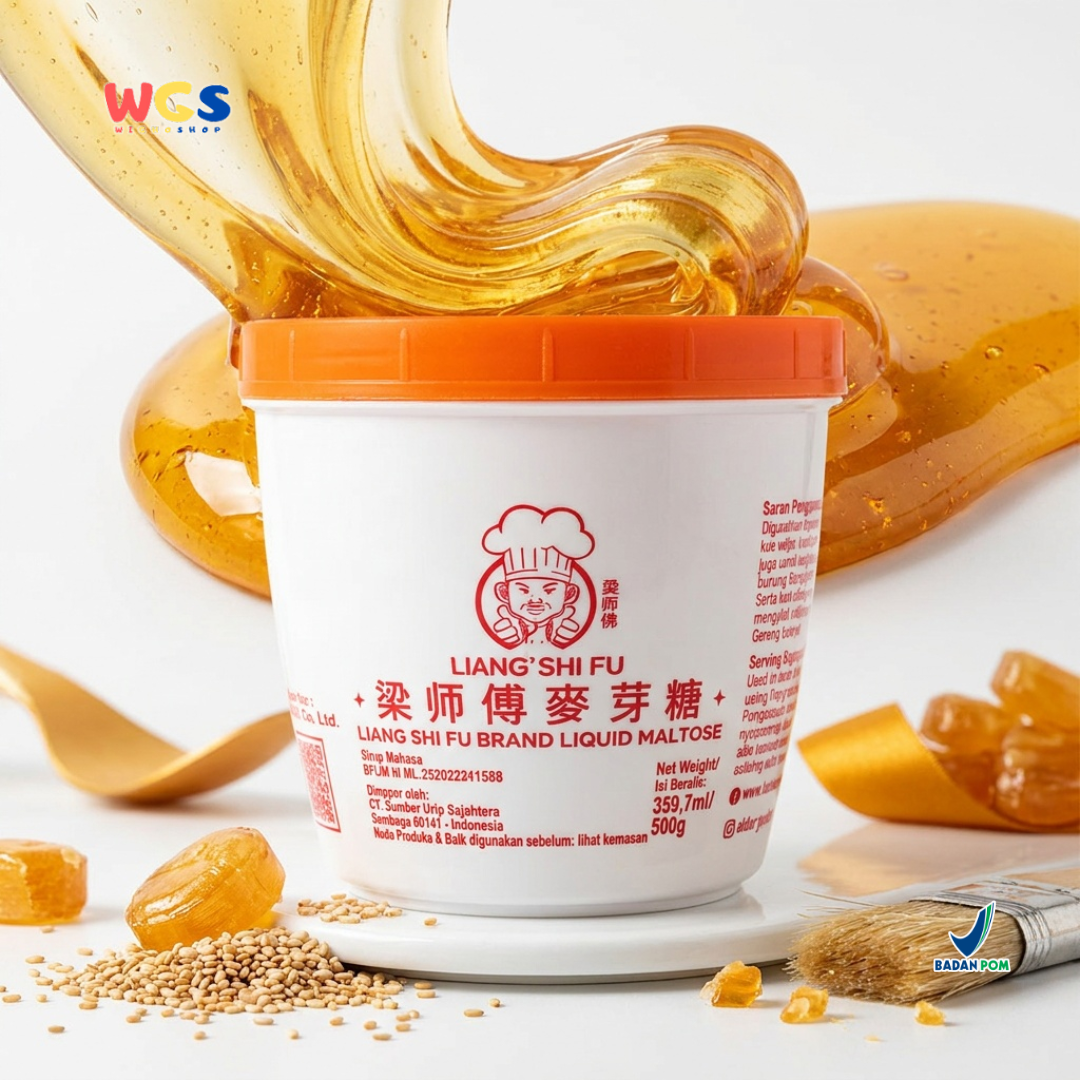 Liang Shi Fu Liquid Maltose 500g - Sirup Maltosa Cair untuk Kue, Dodol, Permen & Glaze Ayam