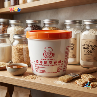 Liang Shi Fu Liquid Maltose 500g - Sirup Maltosa Cair untuk Kue, Dodol, Permen & Glaze Ayam
