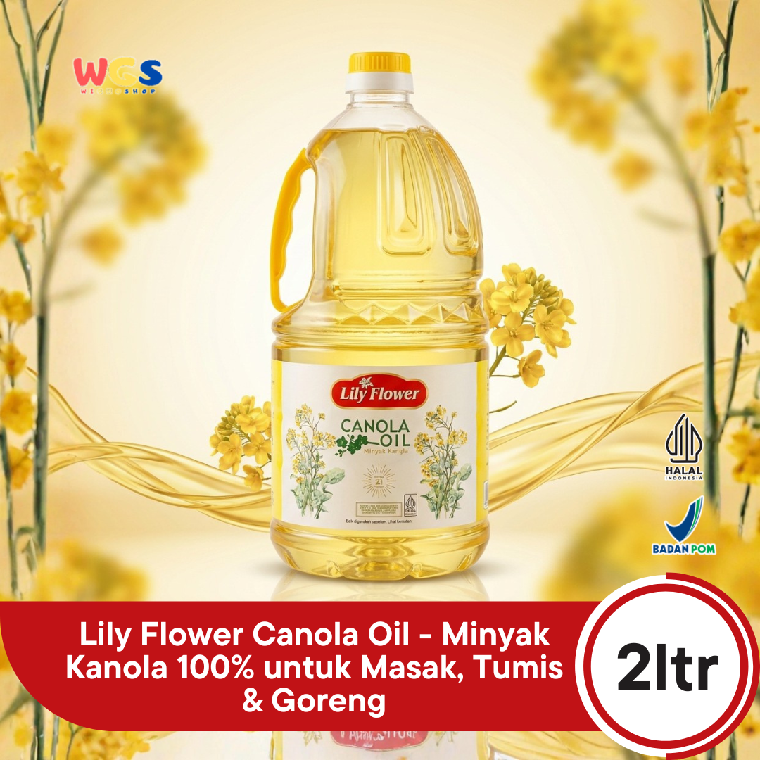 Lily Flower Canola Oil Cooking 2 ltr - Canola Oil