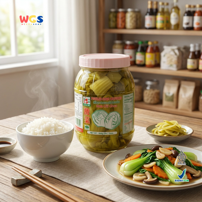 LinLin Pickled Sour Mustard Dua Cai Chua 900 gr - Pickled Mustard Greens